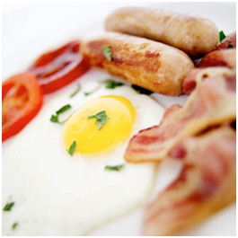 Picture of cooked breakfast